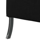 Høj ryg sofa 101cm Sort Stof