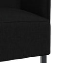 Høj ryg sofa 101cm Sort Stof