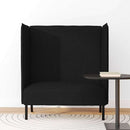 Høj ryg sofa 101cm Sort Stof