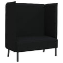 Høj ryg sofa 101cm Sort Stof