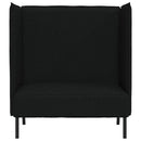 Høj ryg sofa 101cm Sort Stof