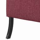 Høj ryg sofa 101cm Vinrød Stof