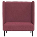 Høj ryg sofa 101cm Vinrød Stof