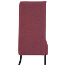 Høj ryg sofa 101cm Vinrød Stof