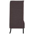 Høj ryg sofa 101cm Mørkebrun Stof