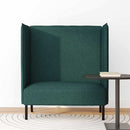 Høj ryg sofa 101cm Mørkegrøn Stof