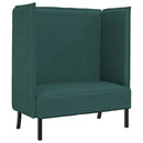 Høj ryg sofa 101cm Mørkegrøn Stof