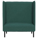 Høj ryg sofa 101cm Mørkegrøn Stof