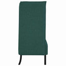 Høj ryg sofa 101cm Mørkegrøn Stof