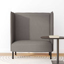 Høj ryg sofa 101cm Gråbrun Stof