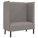 Høj ryg sofa 101cm Gråbrun Stof