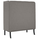 Høj ryg sofa 101cm Gråbrun Stof