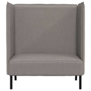 Høj ryg sofa 101cm Gråbrun Stof