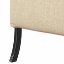 Høj ryg sofa 101cm Creme Stof