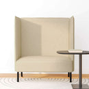 Høj ryg sofa 101cm Creme Stof