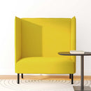 Høj ryg sofa 101cm Lysegul Stof