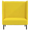 Høj ryg sofa 101cm Lysegul Stof