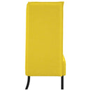 Høj ryg sofa 101cm Lysegul Stof