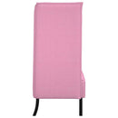 Høj ryg sofa 101cm Lyserød Stof