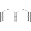 Gazebo Ramme 6 x 3 m Sort Stål