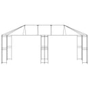 Gazebo Ramme 6 x 3 m Sort Stål