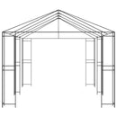 Gazebo Ramme 6 x 3 m Sort Stål