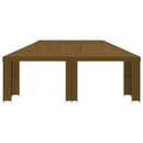 Have Gazebo 6 x 3 m Gråbrun Polyester og Stål 190