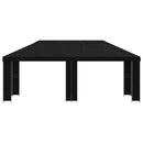 Have Gazebo 6 x 3 m Sort Polyester og Stål 190