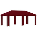 Have Gazebo 6 x 3 m Bordeaux Polyester og Stål 190