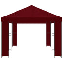 Have Gazebo 6 x 3 m Bordeaux Polyester og Stål 190