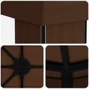 Have Gazebo 6 x 3 m Brun Polyester og Stål 190