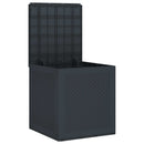 Opbevaringskasse Antracit 55 x 53 x 57 cm Polypropylen
