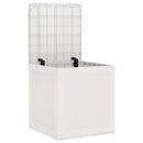 Opbevaringskasse Hvid 55 x 53 x 57 cm Polypropylen