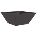 Have Blomsterkrukke 5 pcs Sort 35 x 35 x 15 cm Koldvalset stål