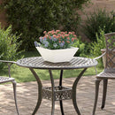 Have Blomsterkrukke 5 pcs Hvid 35 x 35 x 15 cm Koldvalset stål