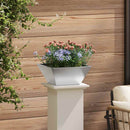 Have Blomsterkrukke 5 pcs Sølv 35 x 35 x 15 cm Rustfrit stål