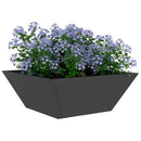 Have Blomsterkrukke Sort 40 x 40 x 15 cm Koldvalset stål