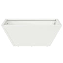 Have Blomsterkrukke 5 pcs Hvid 40 x 40 x 15 cm Koldvalset stål