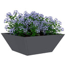 Have Blomsterkrukke Antracit 40 x 40 x 15 cm Koldvalset stål