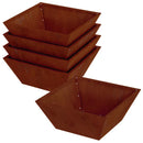 Have Blomsterkrukke 5 pcs Rusten 40 x 40 x 15 cm Cortenstål