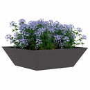Have Blomsterkrukke Sort 50 x 50 x 15 cm Koldvalset stål