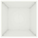Have Blomsterkrukke Hvid 50 x 50 x 15 cm Koldvalset stål