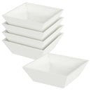 Have Blomsterkrukke 5 pcs Hvid 50 x 50 x 15 cm Koldvalset stål