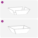Have Blomsterkrukke 5 pcs Antracit 50 x 50 x 15 cm