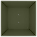 Have Blomsterkrukke Oliven grøn 50 x 50 x 15 cm Koldvalset stål