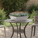 Have Blomsterkrukke 5 pcs Sølv 50 x 50 x 15 cm Rustfrit stål