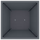 Søjle Plantekasse 2 pcs Antracit 35 x 35 x 73 cm