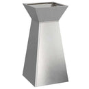 Søjle Plantekasse 2 pcs Sølv 35 x 35 x 73 cm