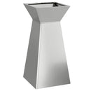 Søjle Plantekasse 2 pcs Sølv 35 x 35 x 73 cm