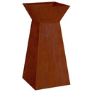 Søjle Plantekasse 2 pcs Sølv 35 x 35 x 73 cm